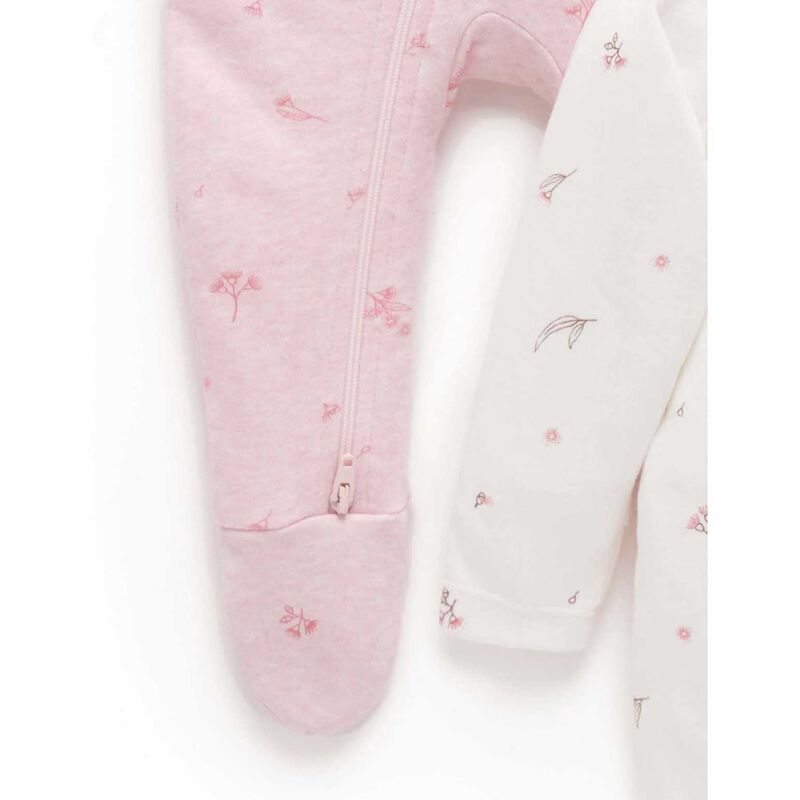 Purebaby 2 Pack Zip Growsuit image number 11